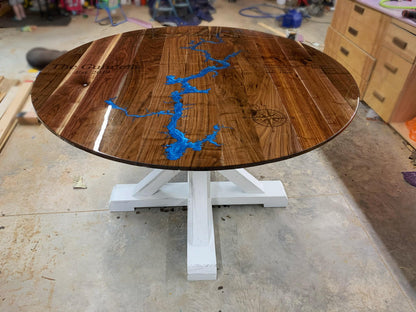 Precision Carved Epoxy Tables