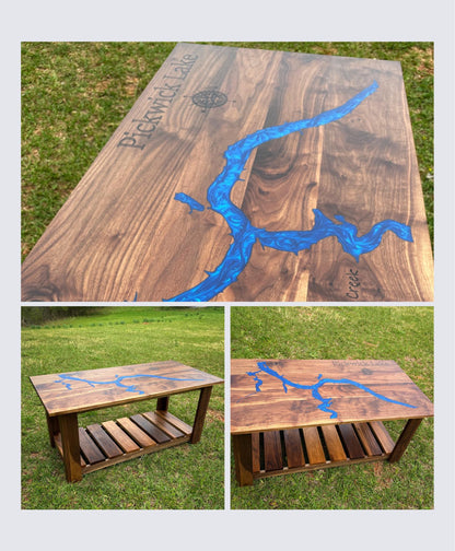 Precision Carved Epoxy Tables