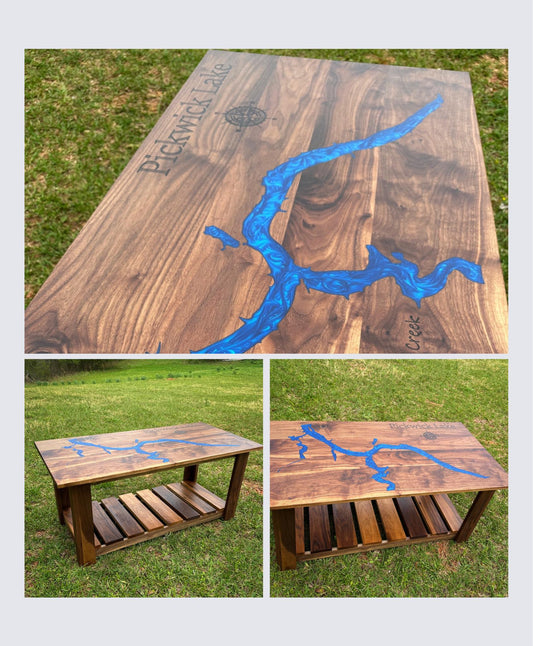 Precision Carved Epoxy Tables