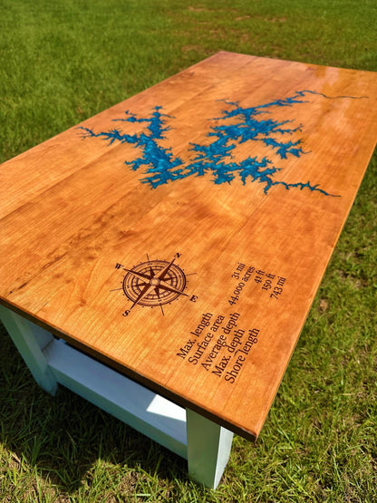 Precision Carved Epoxy Tables