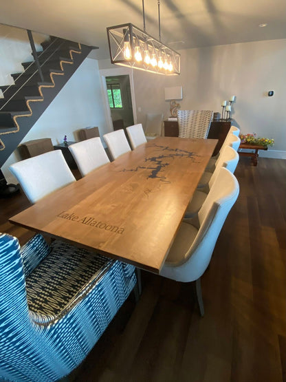 Precision Carved Epoxy Tables