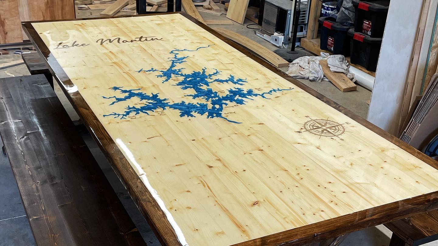 Lake Map Tables image 1
